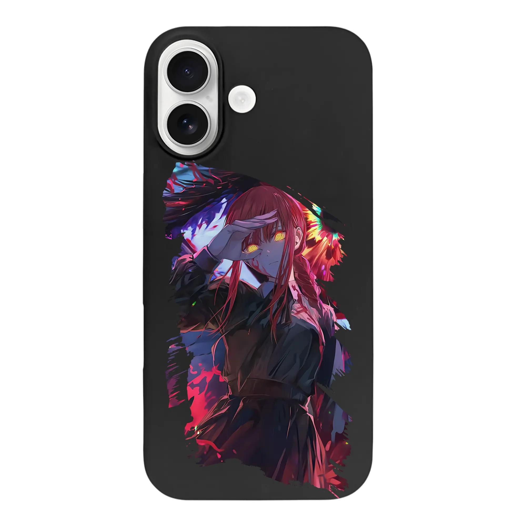 チェンソーマン グッズ,マキマ - iPhone 17 シリーズ シリコンケース 薄型 耐衝撃 指紋防止 ソフトタッチカバー 精密フィット 傷防止 保護ケース iPhone 17/17 Air/17 Pro/17 Pro Max 対応